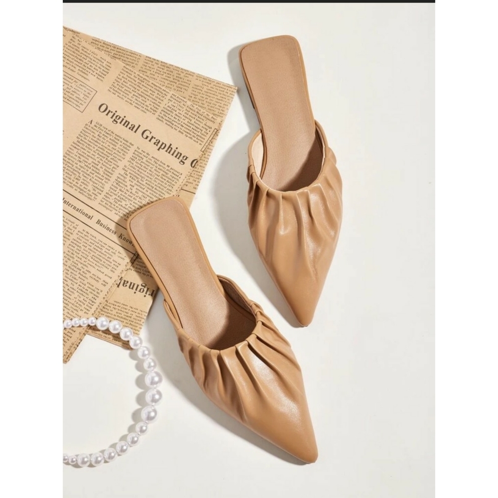 Tan Mules